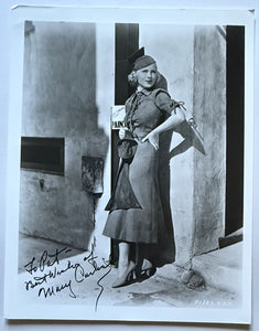 Mary Carlisle (d. 2018) Signed Autographed Vintage Glossy 8x10 Photo - Lifetime COA