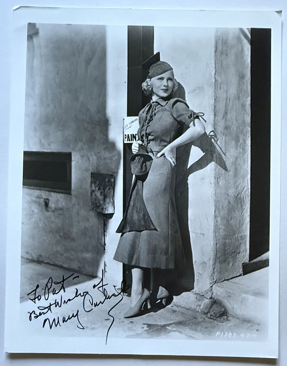 Mary Carlisle (d. 2018) Signed Autographed Vintage Glossy 8x10 Photo - Lifetime COA