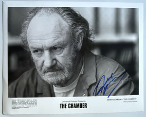 Gene Hackman (d. 2025) Signed Autographed "The Chamber" Glossy 8x10 Photo - Lifetime COA