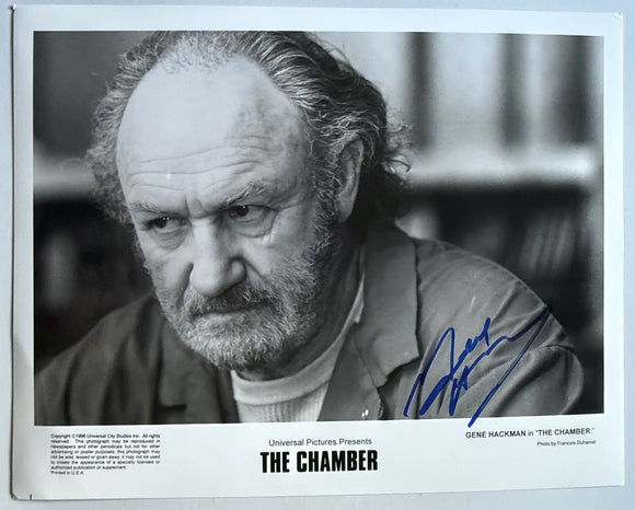 Gene Hackman (d. 2025) Signed Autographed 