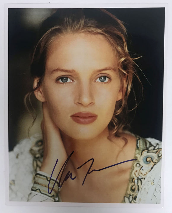Uma Thurman Signed Autographed Glossy 8x10 Photo - Lifetime COA