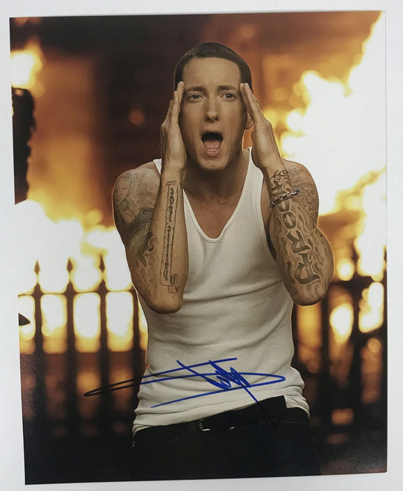 Eminem Slim Shady Signed Autographed Glossy 8x10 Photo - COA Matching Holograms