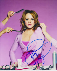 Lindsay Lohan Signed Autographed "Mean Girls" Glossy 8x10 Photo - COA Matching Holograms