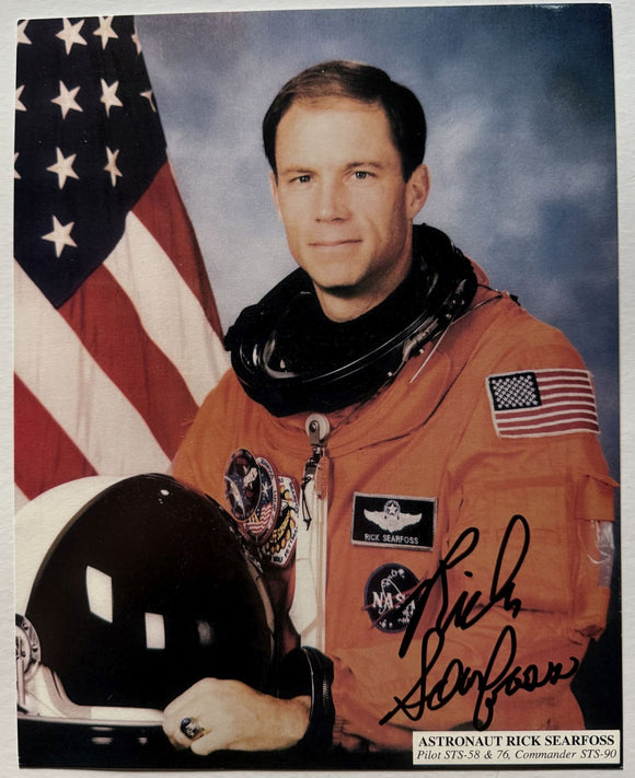 Rick Searfoss (d. 2018) Signed Autographed NASA Glossy 8x10 Photo - Lifetime COA