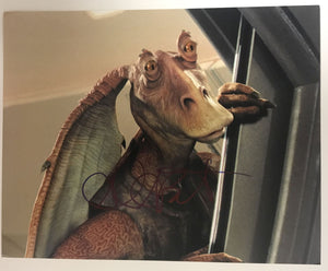 Ahmed Best Signed Autographed "Star Wars" Jar Jar Binks Glossy 8x10 Photo - Lifetime COA