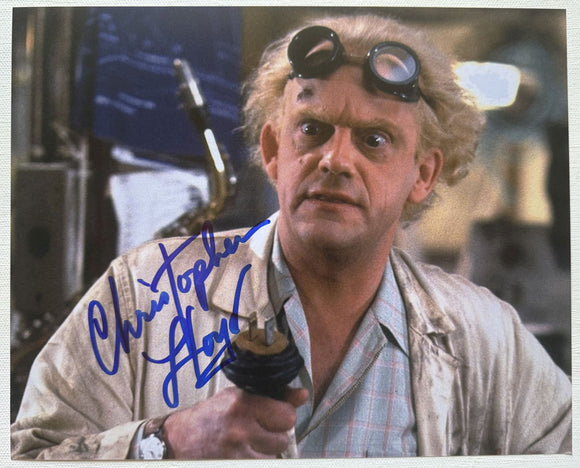 Christopher Lloyd Signed Autographed 