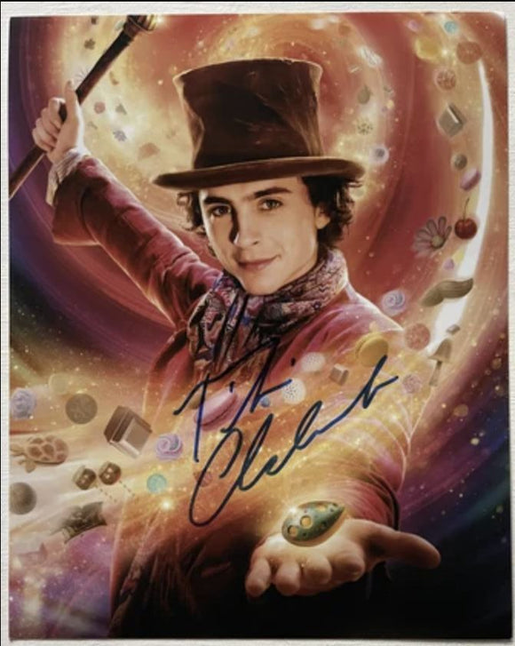 Timothee Chalamet Signed Autographed 