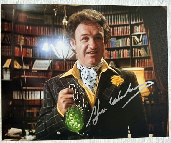 Gene Hackman (d. 2025) Signed Autographed 