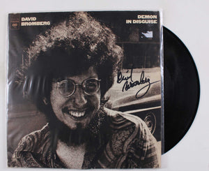 David Bromberg Signed Autographed "Demon In Disguise" Record Album - COA Matching Holograms