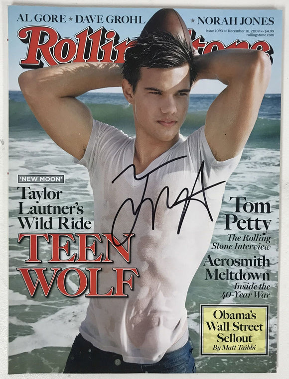 Taylor Lautner Signed Autographed Complete 