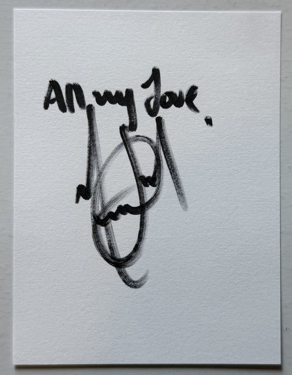 Michael Jackson (d. 2009) Signed Autographed 4x4.5 Index Card - Lifetime COA