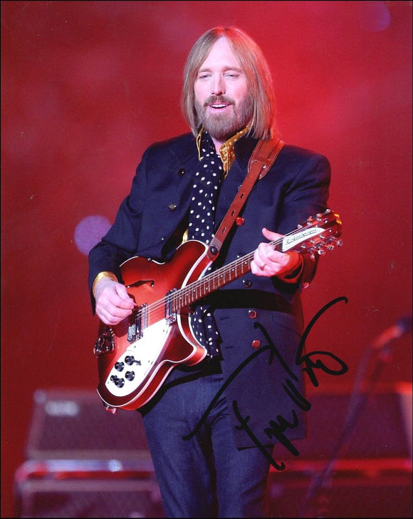 Tom Petty (d. 2017) Signed Autographed Glossy 8x10 Photo - Lifetime COA