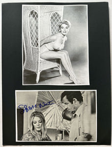 Sheree North (d. 2005) Signed Autographed 9x12 Signature Display - Lifetime COA
