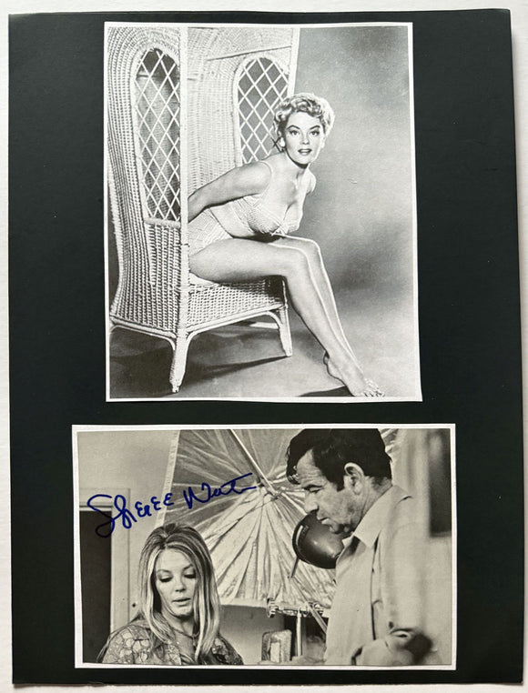 Sheree North (d. 2005) Signed Autographed 9x12 Signature Display - Lifetime COA