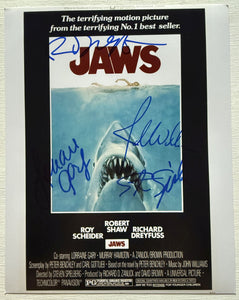 Jaws Cast Signed Autographed Glossy 8x10 Photo - Lifetime COA