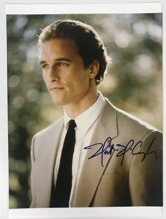 Matthew McConaughey Signed Autographed Glossy 8x10 Photo - Lifetime COA