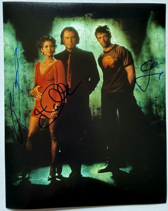 John Travolta, Halle Berry & Hugh Jackman Signed Autographed 