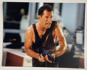 Bruce Willis Signed Autographed "Die Hard" Glossy 8x10 Photo - Lifetime COA