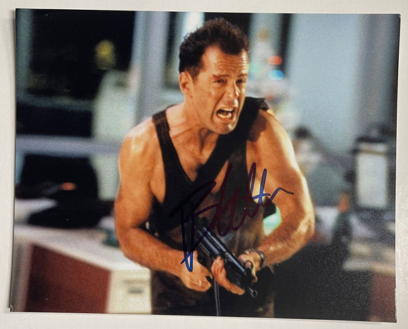 Bruce Willis Signed Autographed 