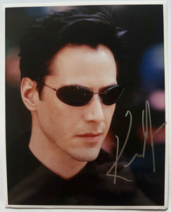 Keanu Reeves Signed Autographed "The Matrix" Glossy 8x10 Photo - Lifetime COA