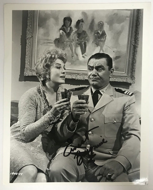 Ernest Borgnine (d. 2012) Signed Autographed Vintage Glossy 8x10 Photo - Lifetime COA