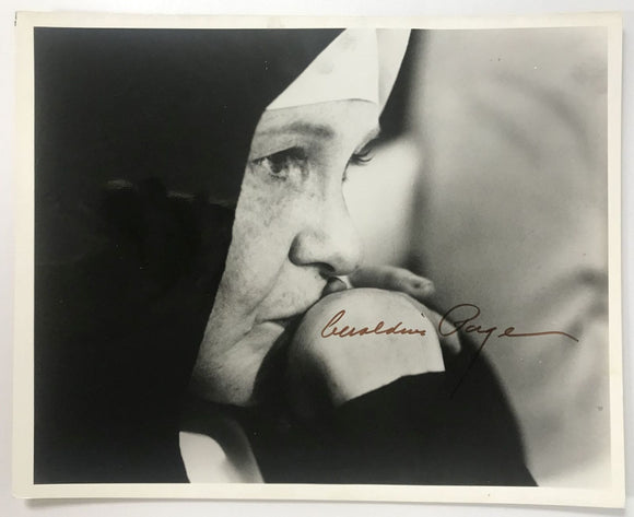Geraldine Page (d. 1987) Signed Autographed Vintage Glossy 8x10 Photo - Lifetime COA