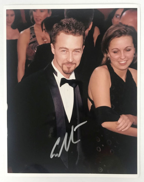 Edward Norton Signed Autographed Glossy 8x10 Photo - Lifetime COA