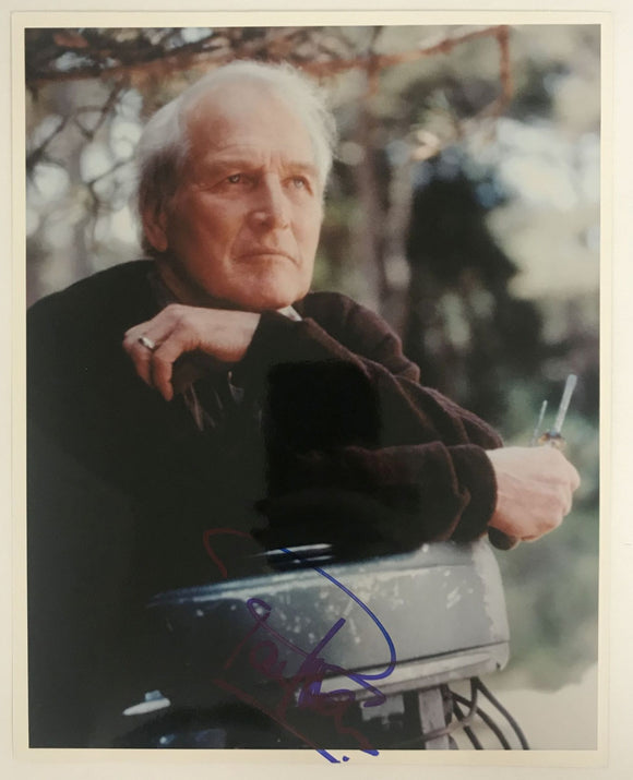 Paul Newman (d. 2008) Signed Autographed Glossy 8x10 Photo - Lifetime COA