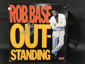 Rob Base Signed Autographed "Out-Standing" Record Album - COA Matching Holograms