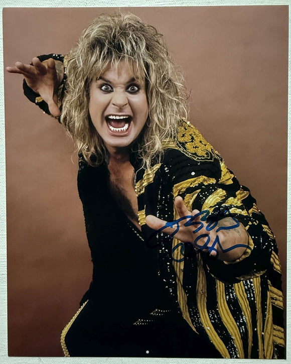 Ozzy Osbourne Signed Autographed Glossy 8x10 Photo - Lifetime COA