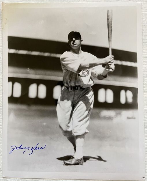 Johnny Kerr (d. 1993) Signed Autographed Vintage Glossy 8x10 Photo - Chicago White Sox