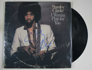 Stanley Clarke Signed Autographed "I Wanna Play For You" Record Album - COA Matching Holograms