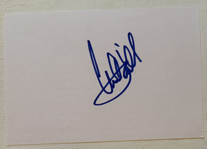 Mark Hamill Signed Autographed 4x6 Index Card - Lifetime COA