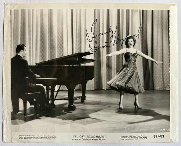 Susan Hayward (d. 1975) Signed Autographed Vintage Glossy 8x10 Photo - Lifetime COA