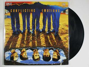 Neil Finn Signed Autographed "Split Enz" Record Album - Lifetime COA