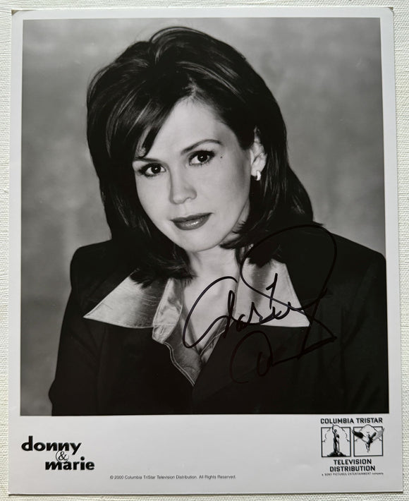 Marie Osmond Signed Autographed Glossy 8x10 Photo - Lifetime COA