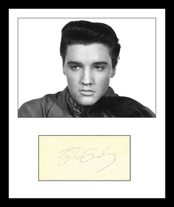 Elvis Presley (d. 1977) Signed Autographed Vintage Signature w/ Glossy Photo - Lifetime COA