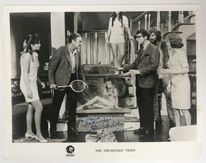David Niven (d. 1983) Autographed Vintage "The Impossible Years" Glossy 8x10 Photo - Lifetime COA