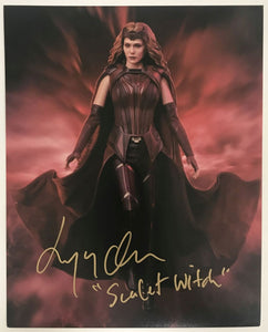 Elizabeth Olsen Signed Autographed "Scarlet Witch" Glossy 8x10 Photo - Lifetime COA