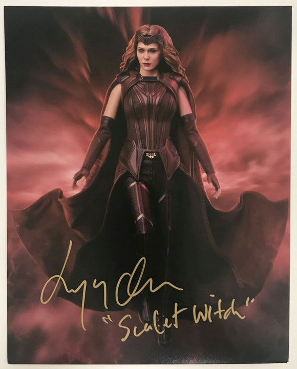 Elizabeth Olsen Signed Autographed 