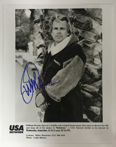 William Devane Signed Autographed "Rubdown" Vintage Glossy 8x10 Photo - Lifetime COA