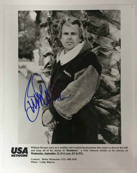 William Devane Signed Autographed 