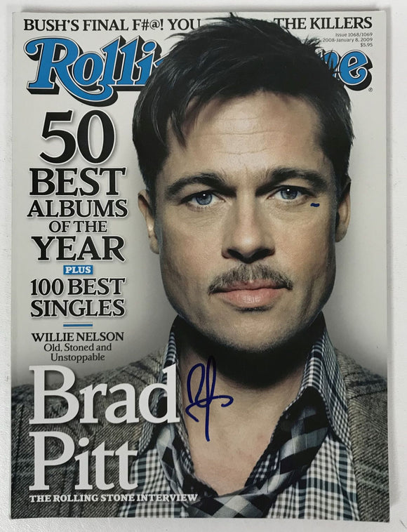 Brad Pitt Signed Autographed Complete 