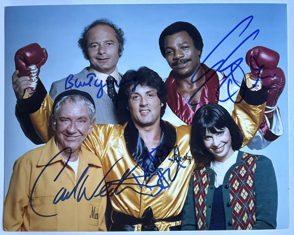 Rocky Original Cast Signed Autographed Glossy 8x10 Photo - Lifetime COA