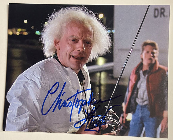Christopher Lloyd Signed Autographed 