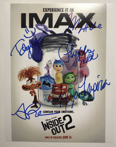 Inside Out 2 Cast Signed Autographed Glossy 8x10 Photo - Lifetime COA