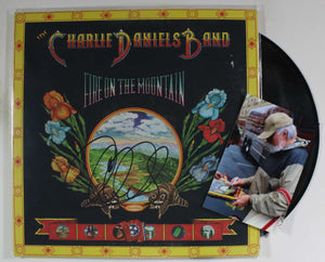 Charlie Daniels Signed Autographed "Fire on the Mountain" Record Album - Lifetime COA