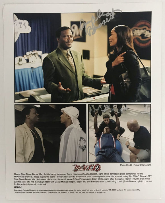 Angela Bassett Signed Autographed 