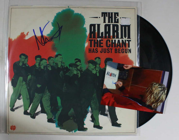 Mike Peters Signed Autographed 'The Alarm' Record Album- COA Matching Holograms