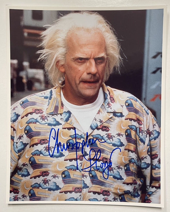 Christopher Lloyd Signed Autographed 